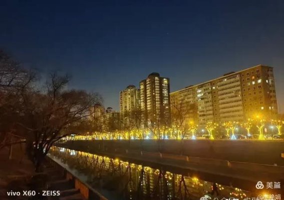 灯火阑珊的北京之夜