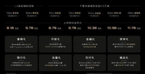 银河A7上市，8.18万元起震撼家轿市场