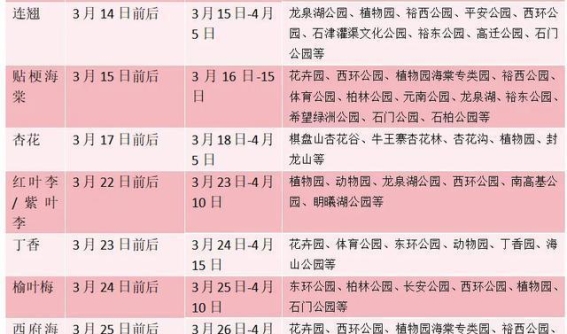 石家庄春日花开：赏花最佳时机预测