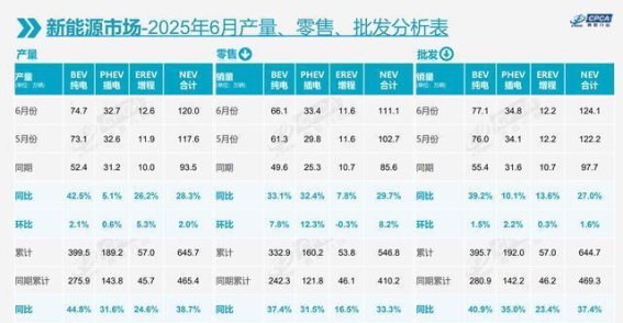 2025年6月中国乘用车市场回顾：产销双增与新能源车的崭露头角