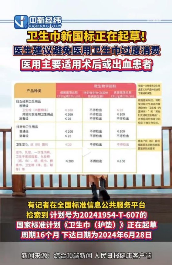 黑心卫生巾背后的隐患与新国标的希望